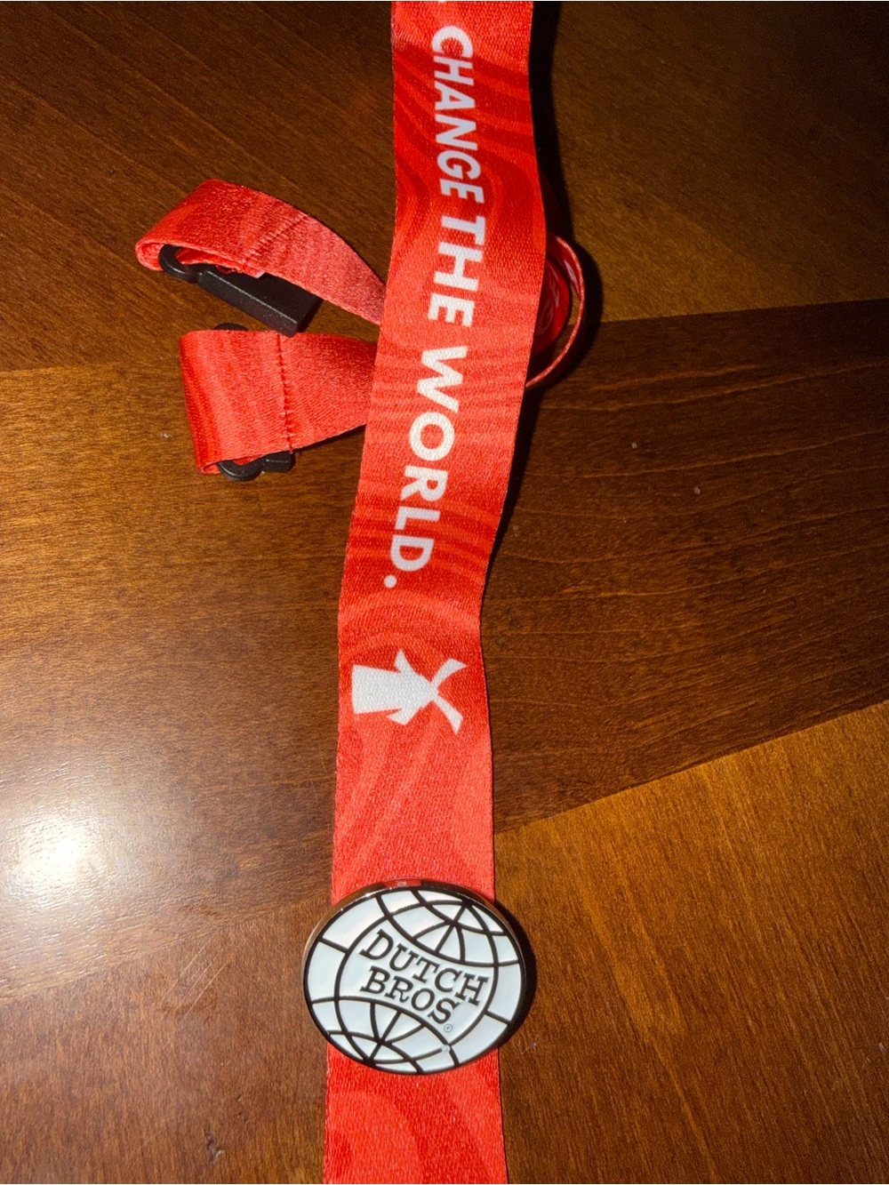 Dutch Bros Lanyard & Pin Set - RED